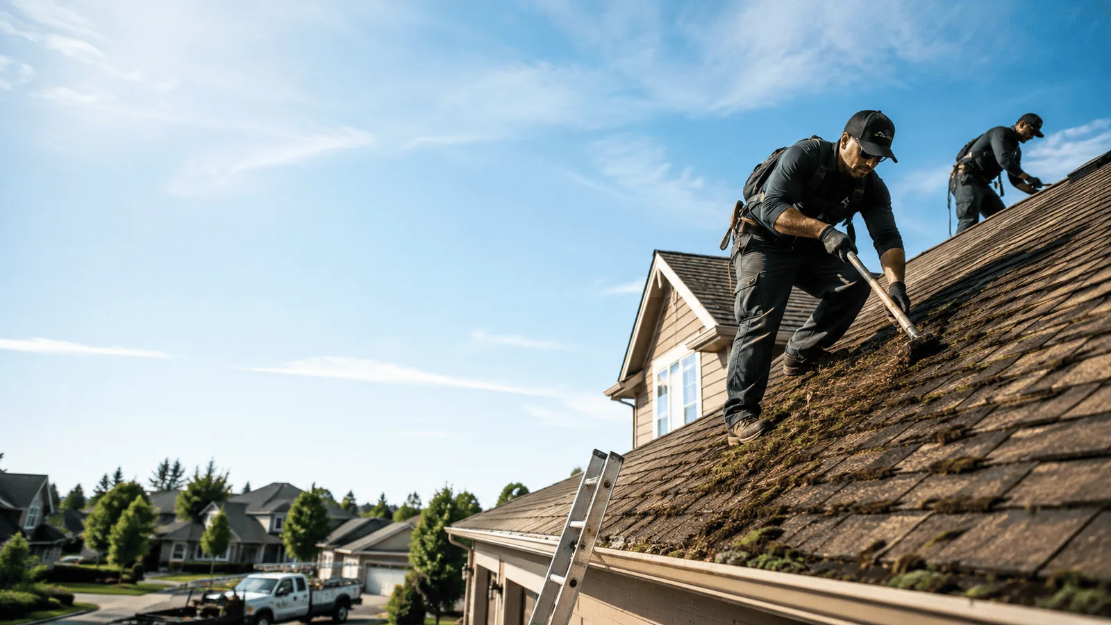 Roof Moss Removal in Kinsman, IL near me